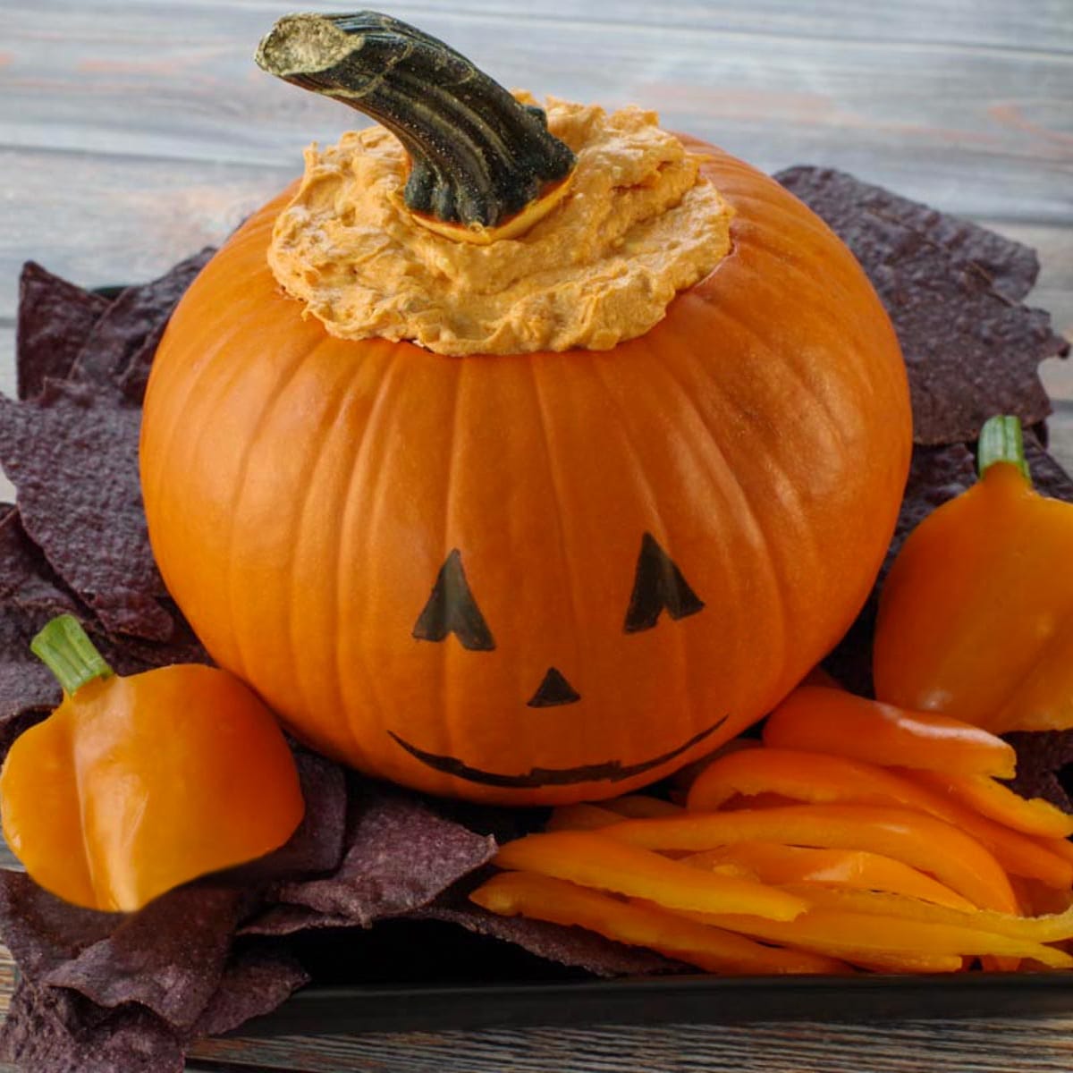 Slow Cooker Halloween Buffalo Chicken Dip Food Meanderings