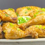 Chicken quarters with hoisin sauce | legs with thighs attached - foodmeanderings.com
