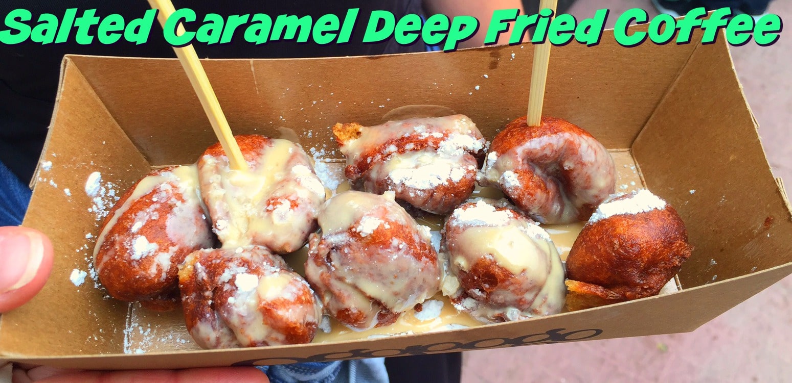 Salted Caramel Deep fried coffee