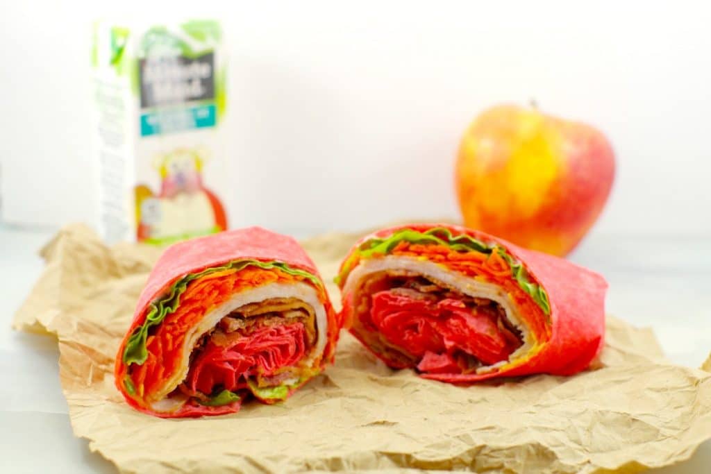 Turkey Club Ranch Wrap - tortilla wrap - Foodmeanderings.com