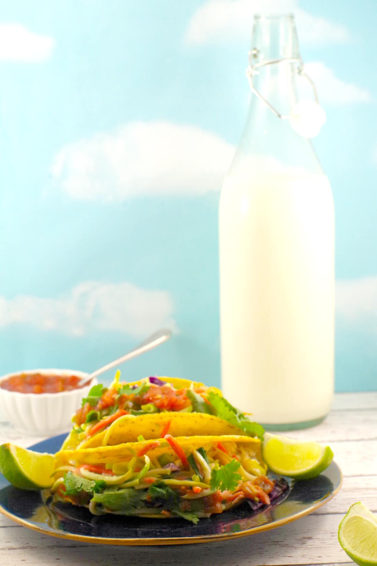 Easy fish tacos with slaw | no fishy taste - foodmeanderings.com