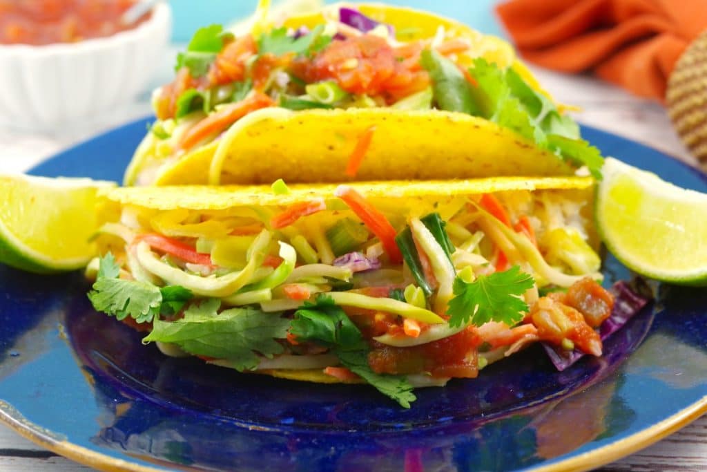 Easy & Healthy Fish Tacos with Slaw - Food Meanderings