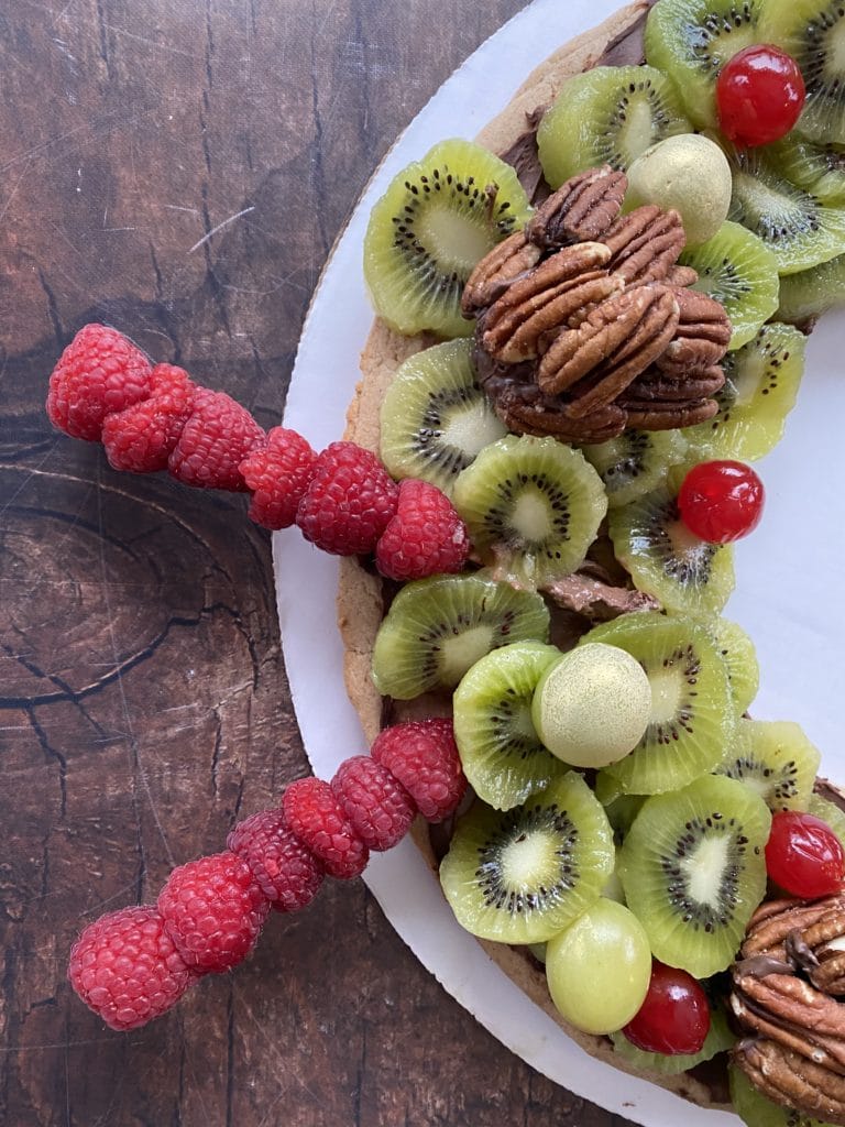 Gingerbread Fruit Christmas Wreath Food Meanderings