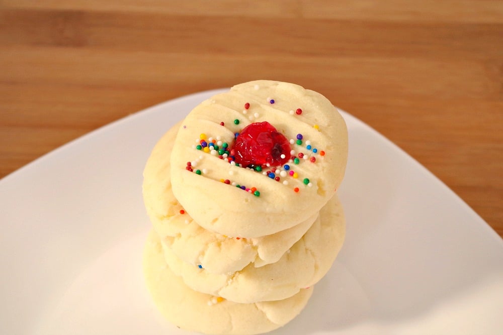 Whipped Shortbread | 4 ingredients, easy, cornstarch ...