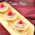 Raspberry Tiramisu Tarts Recipe | eggless - foodmeanderings.com