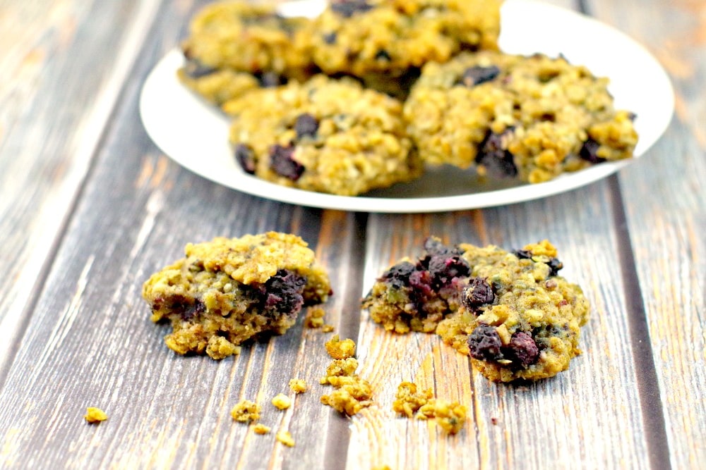 Saskatoon Berry Cookies - foodmeanderings.com