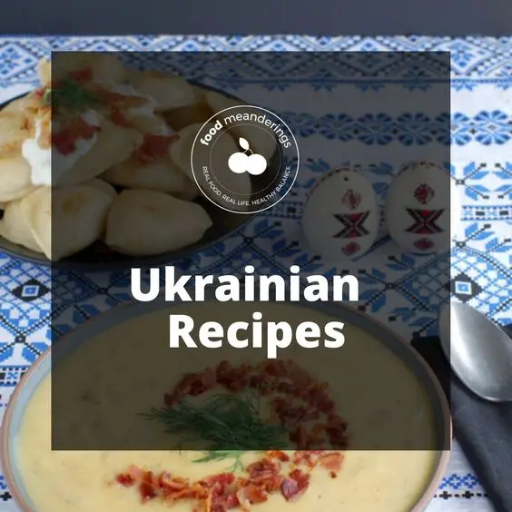 Ukrainian Recipes Pinterest Board Cover