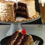 Root Beer Float Cake Recipe | Happy Birthday Cake - Foodmeanderings.com