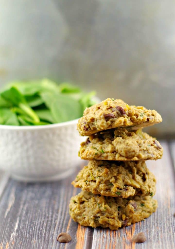 Award Winning Healthy Tropical Green Chocolate Chip Cookies #chocolate chip cookies #healthy | foodmeanderings.com