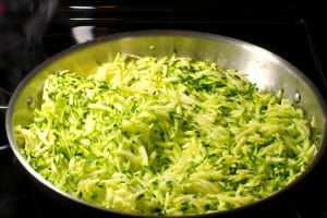Shredded Zucchini & Feta Saute | healthy - Foodmeanderings. com