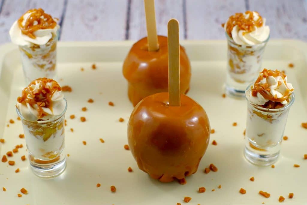 Caramel Apple Betty Dessert Shooters Food Meanderings