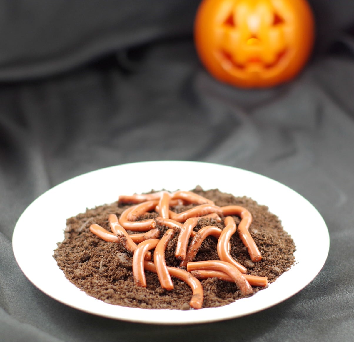 Jello worms - foodmeanderings.com