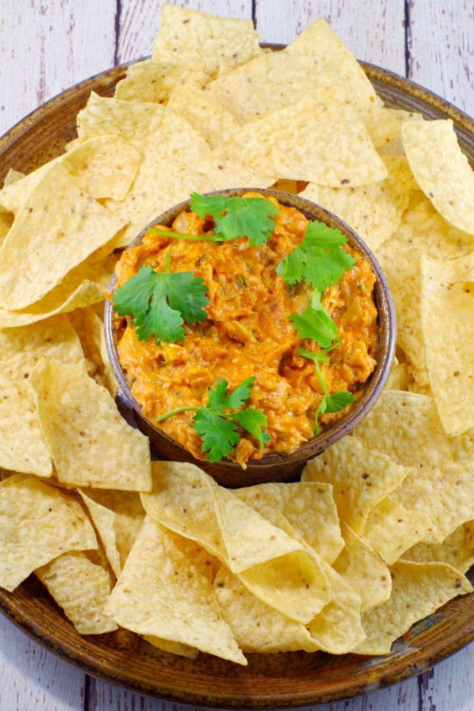 Hot Artichoke Pizza Dip game day food Food Meanderings