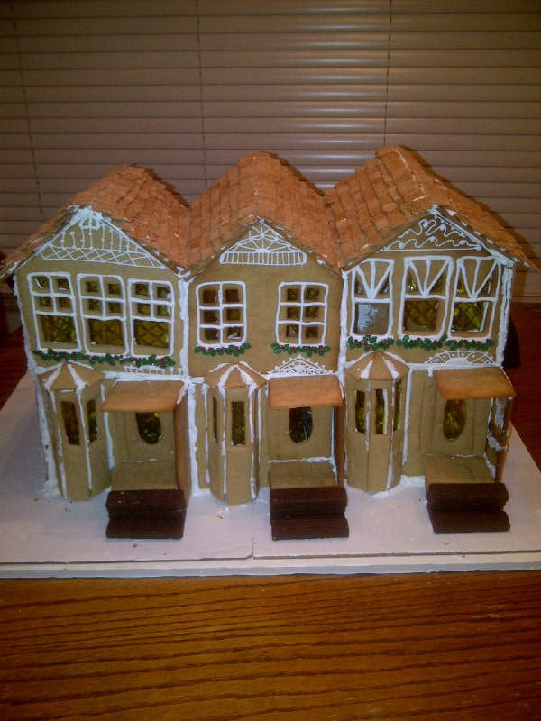 Gingerbread house - unfinished