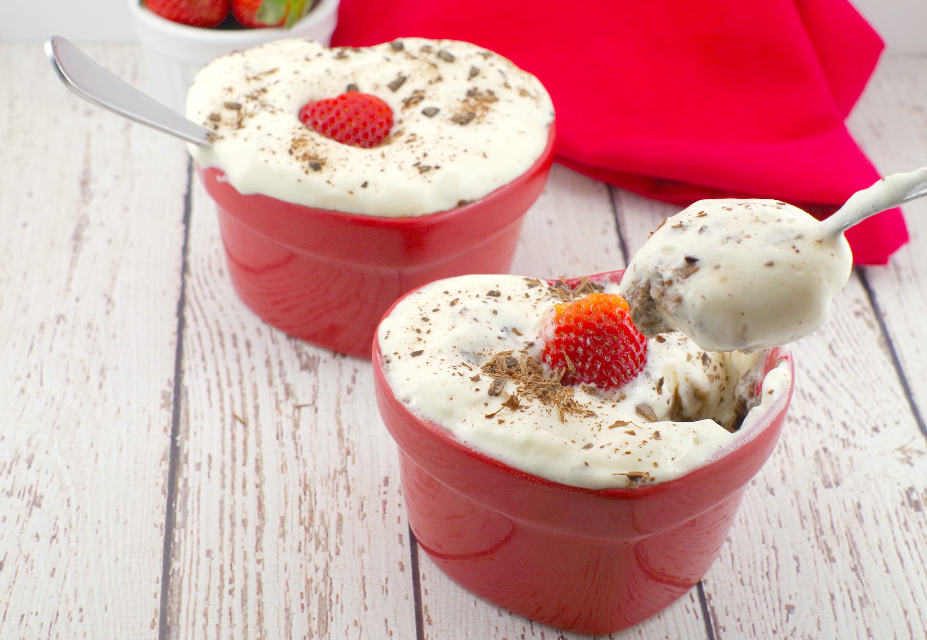 Healthy Heart Shaped Valentine's Day Dessert - Foodmeanderings.com