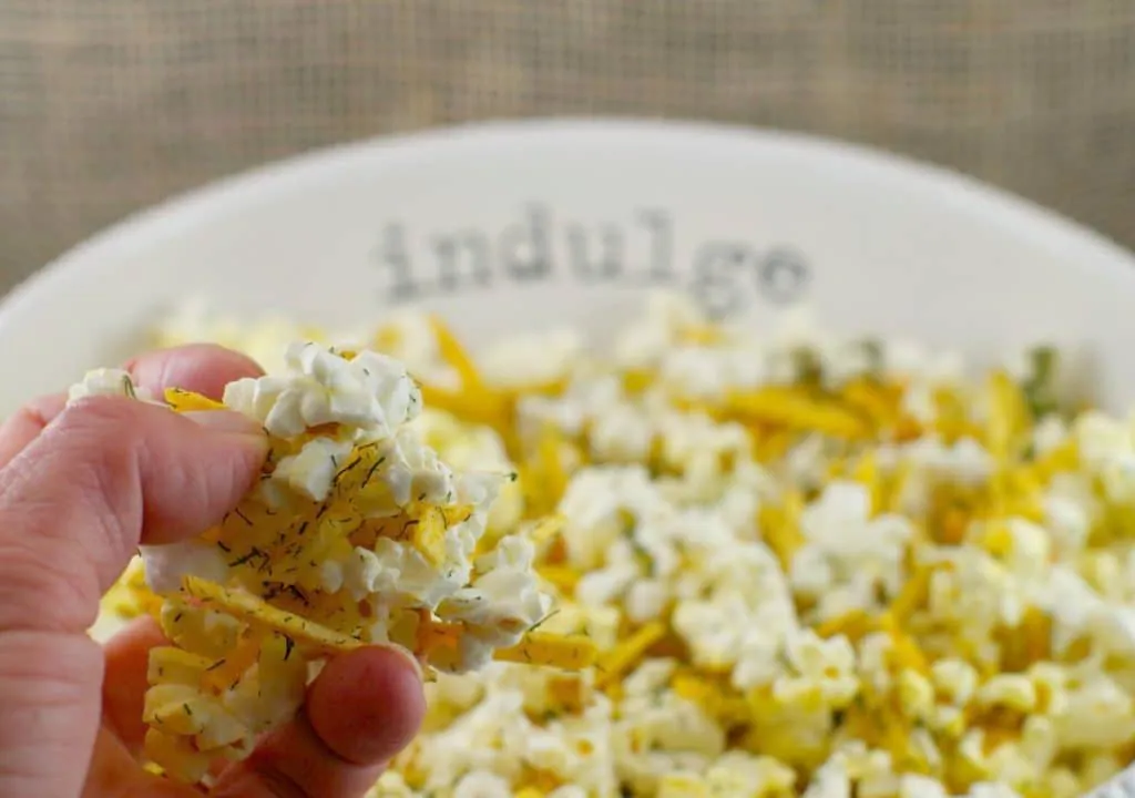 Harvest Popcorn | savory popcorn seasoning - Foodmeanderings.com