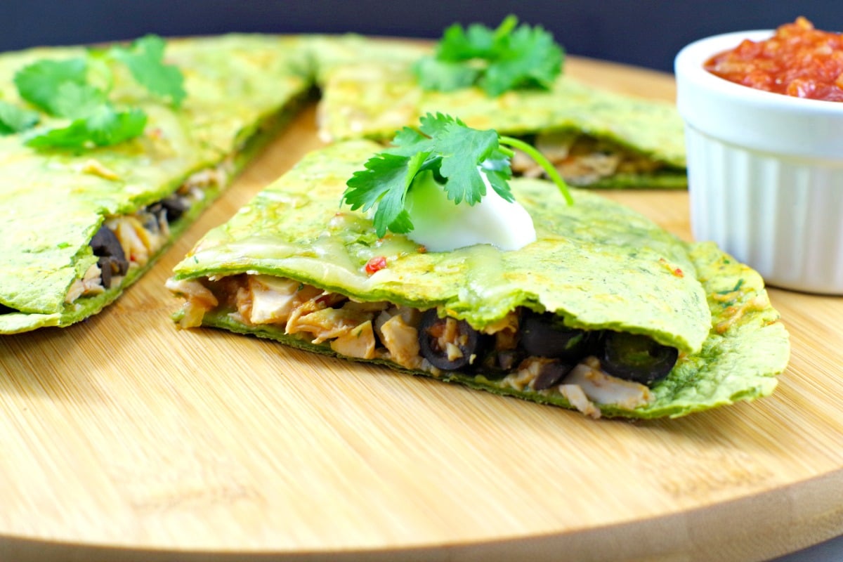 Easy Mexican Chicken Quesadillas - Foodmeanderings.com