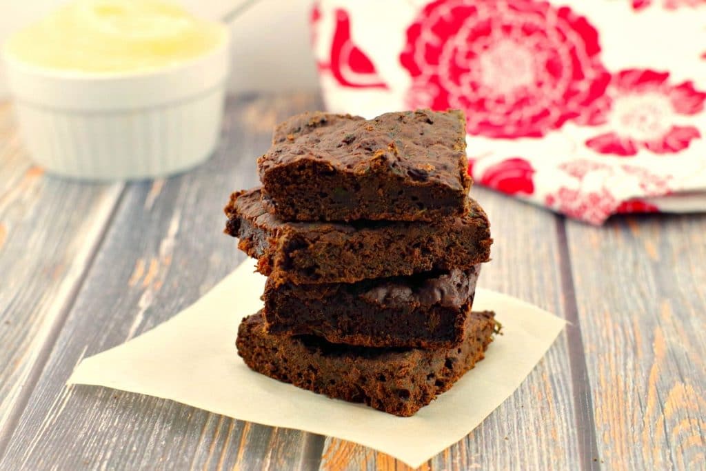 Applesauce Spinach Brownies | weight