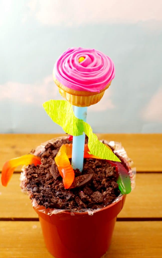 Flower cupcake edible craft