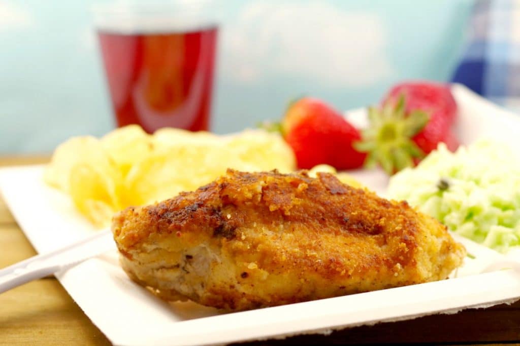 Fried Caesar Chicken | picnic chicken - foodmeanderings.com