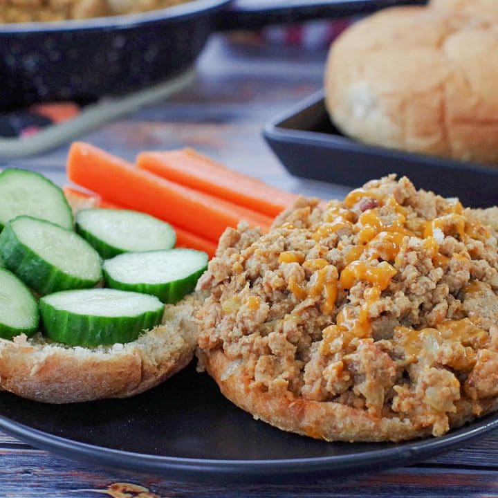 Healthy Turkey Sloppy Joes Weight Watchers friendly Food Meanderings