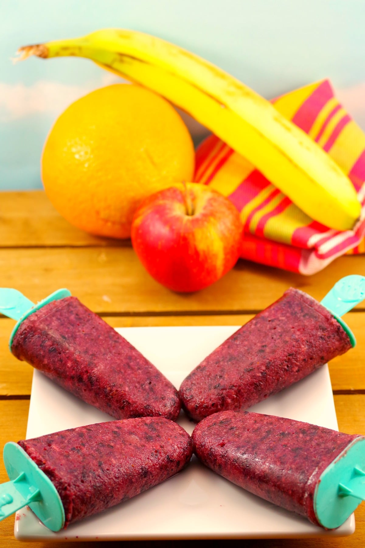 Pure Fruit Popsicles | Sugar-free Zero Food Waste - foodmeanderings.com