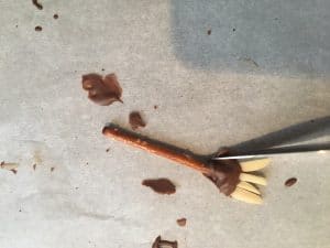 Melting witch chocolate bark - step 7
