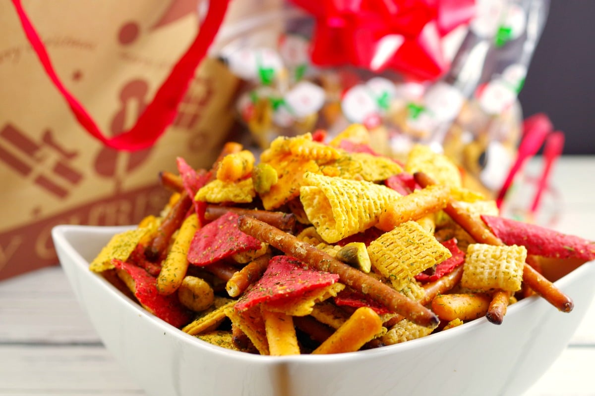 The best Chex Mix recipe | savory snack mix - foodmeanderings.com
