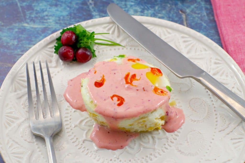 Gluten-free Eggs Benedict | Ham & Rice - foodmeanderings.com