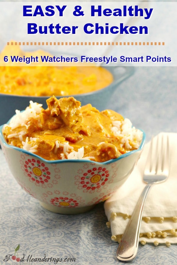 Healthy Butter Chicken Weight Watchers Food Meanderings