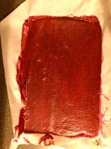 Homemade Jello - pour onto parchment lined cookie sheet