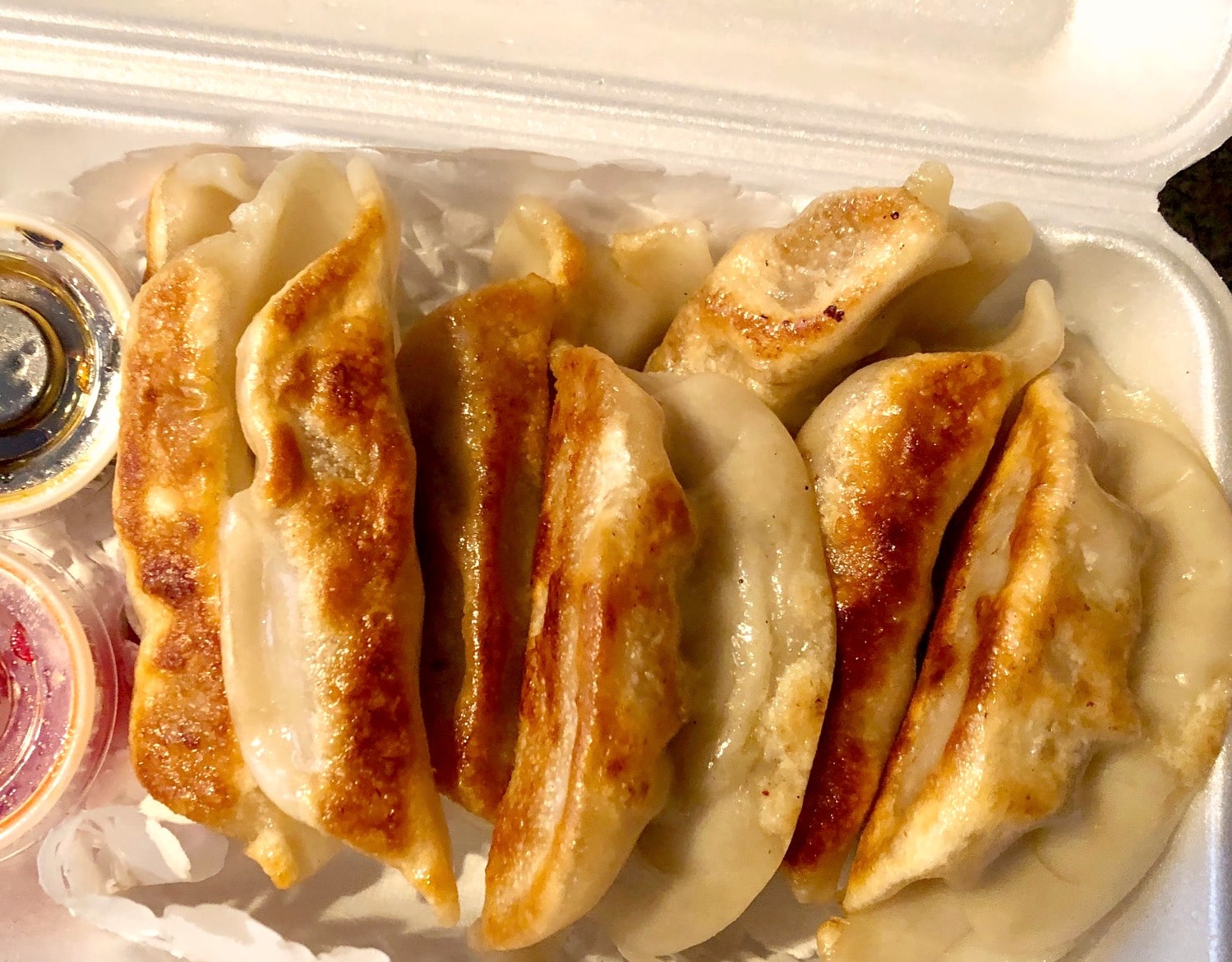 Take out potsticker dumplings