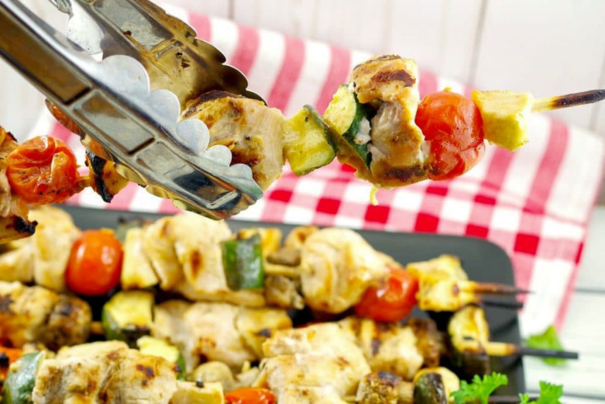 BBQ Chicken Skewers (Gluten Free + Flavorful!) - Fit Foodie Finds