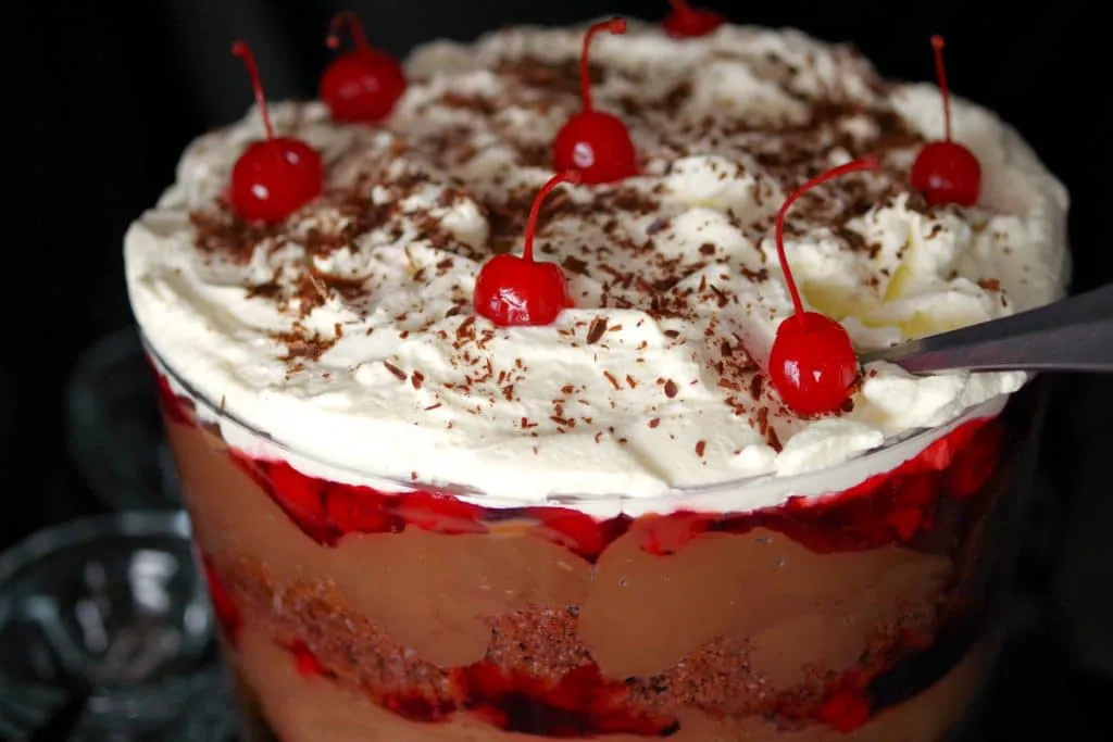 Large Glass bowl of trifle