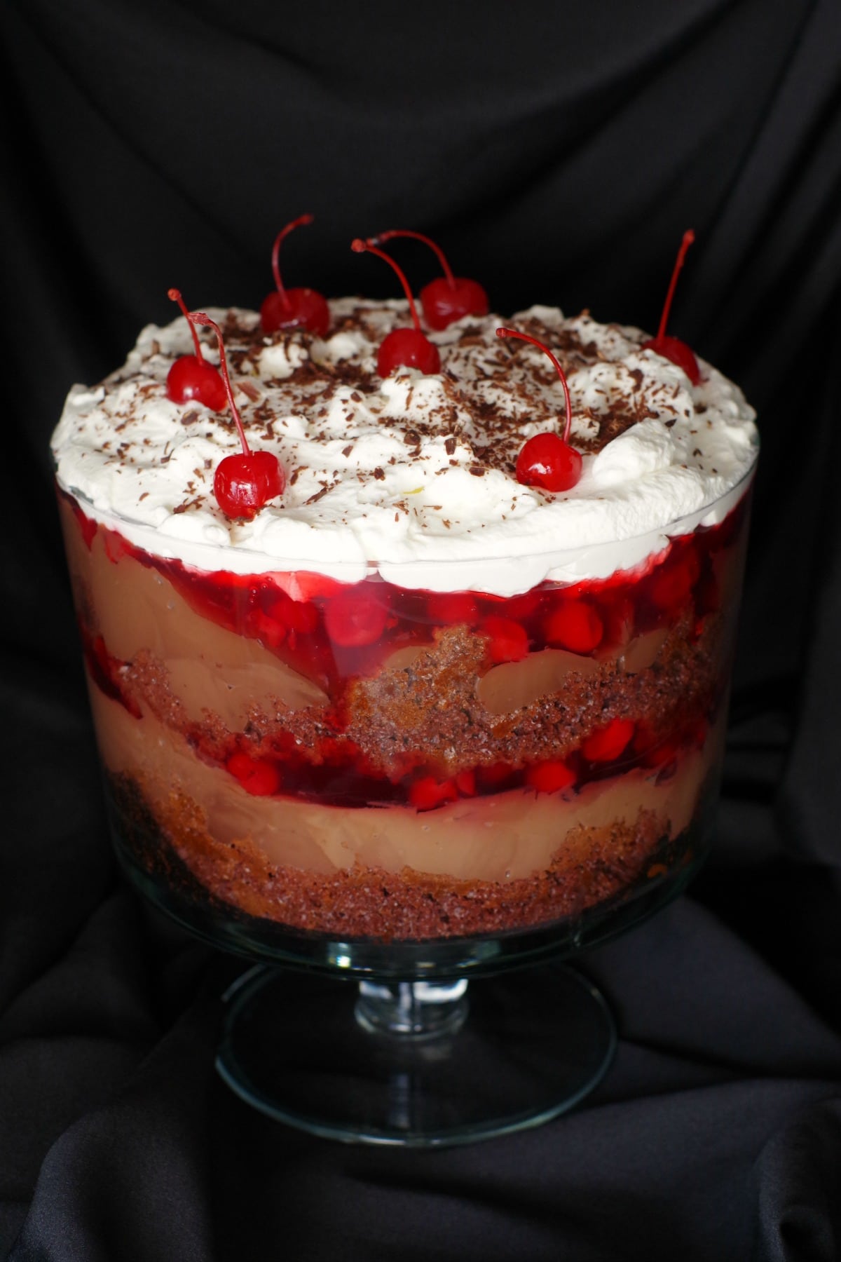 Large Glass bowl of trifle