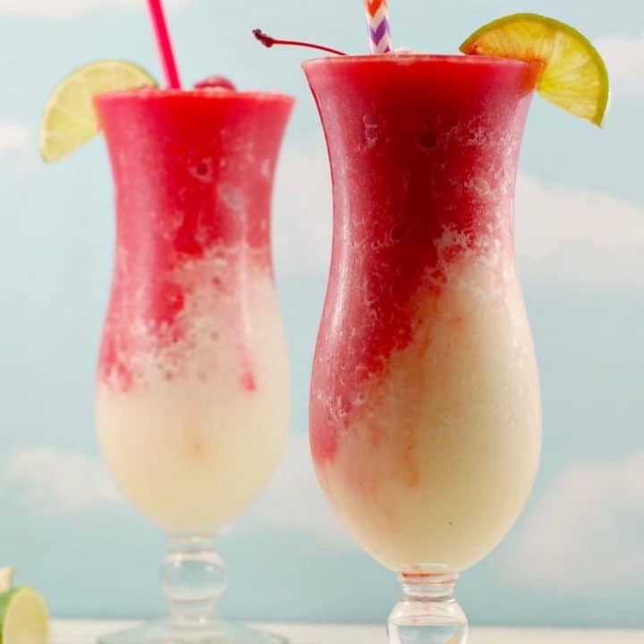 Miami Vice Mocktail (non alcoholic drink) Food Meanderings