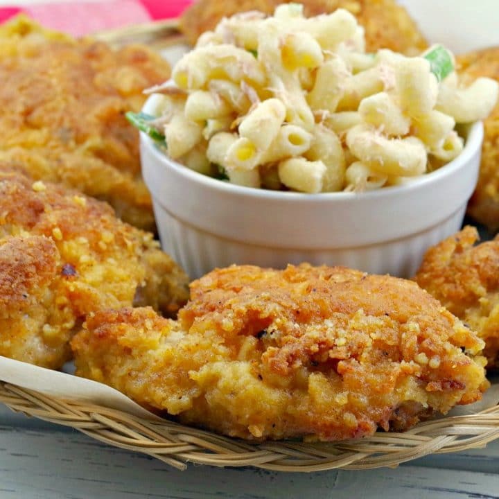 Shortcut Skillet Fried Chicken (chicken thighs) Food Meanderings