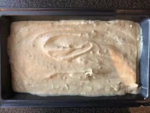 potato ice cream in loaf pan
