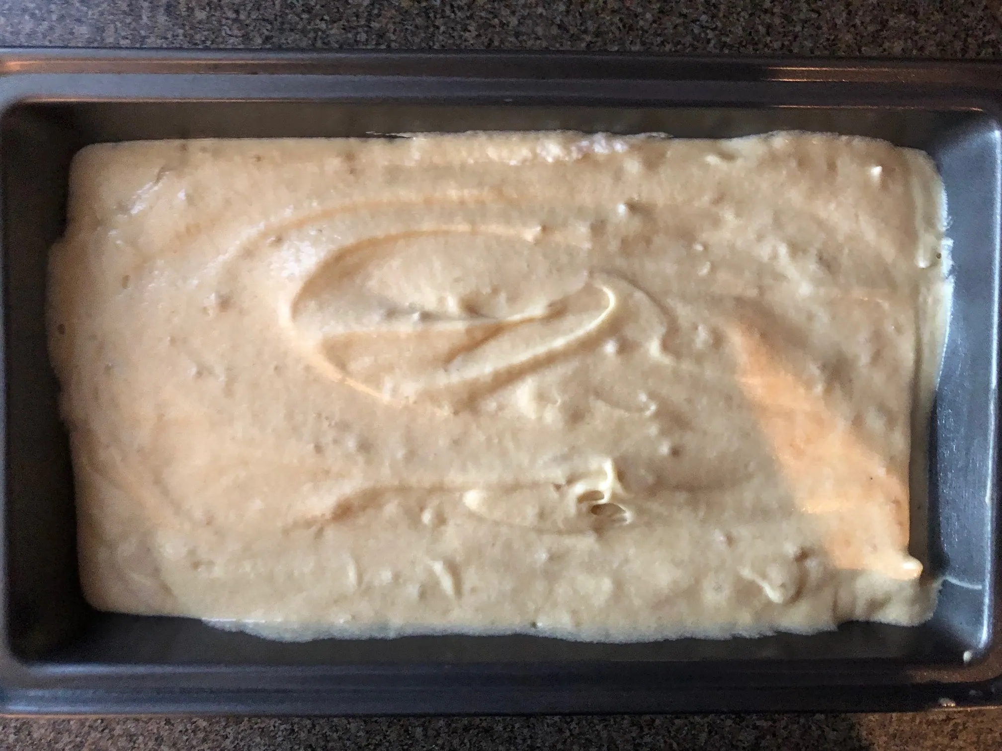 potato ice cream in loaf pan