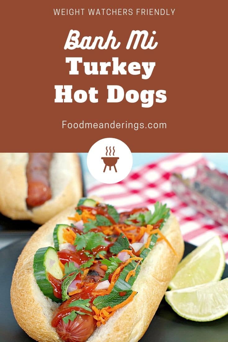 Bahn Mi Turkey Hot Dogs gourmet hot dogs Food Meanderings