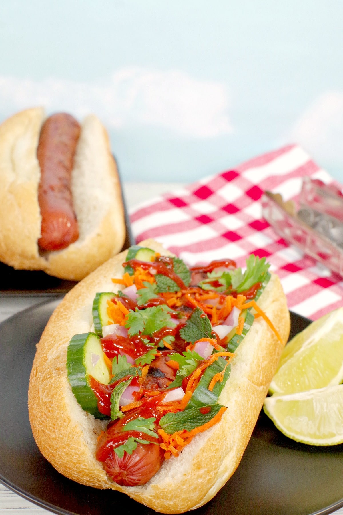 Gourmet Hot Dog Recipes for Mediterranean Inspired Hot Dogs