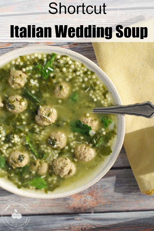 Easy Italian Wedding Soup with frozen meatballs Food