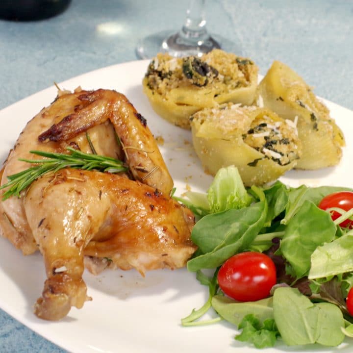 Cornish Hens Rosemary Wine Sauce Food Meanderings