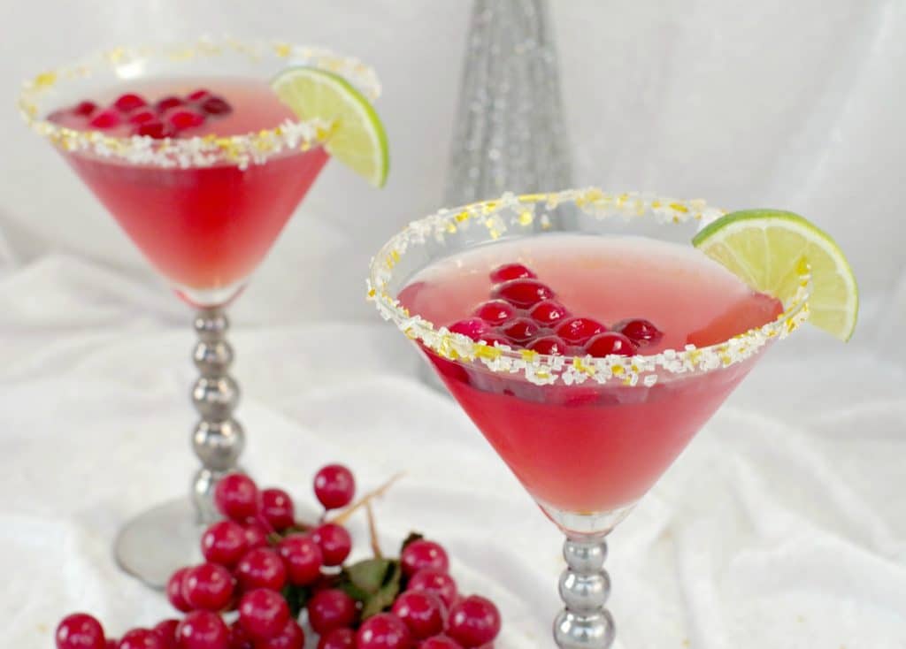 Cranberry Cosmo Mocktail | Non Alcoholic - Food Meanderings