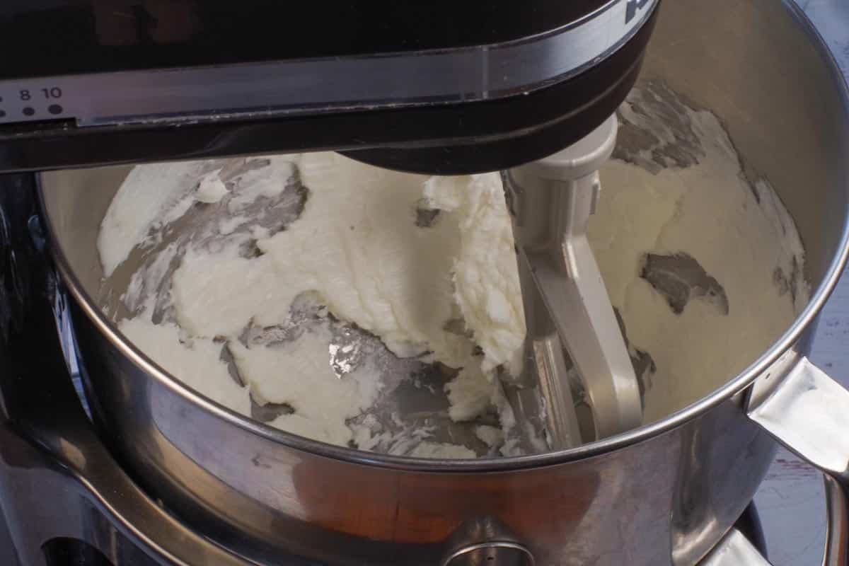 shortening whipped in stand mixer