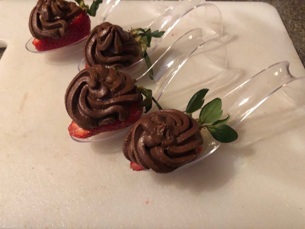 Strawberry Chocolate Avocado Spoon Desserts-Food Meanderings
