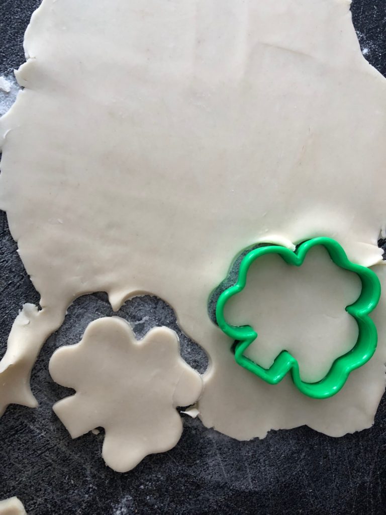 cookie cutters cutting out tart shells