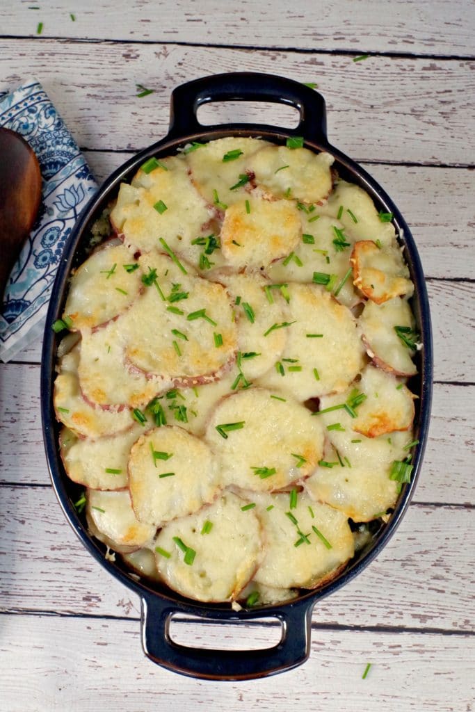 Potato and Ground Beef Casserole (with spinach) Food Meanderings