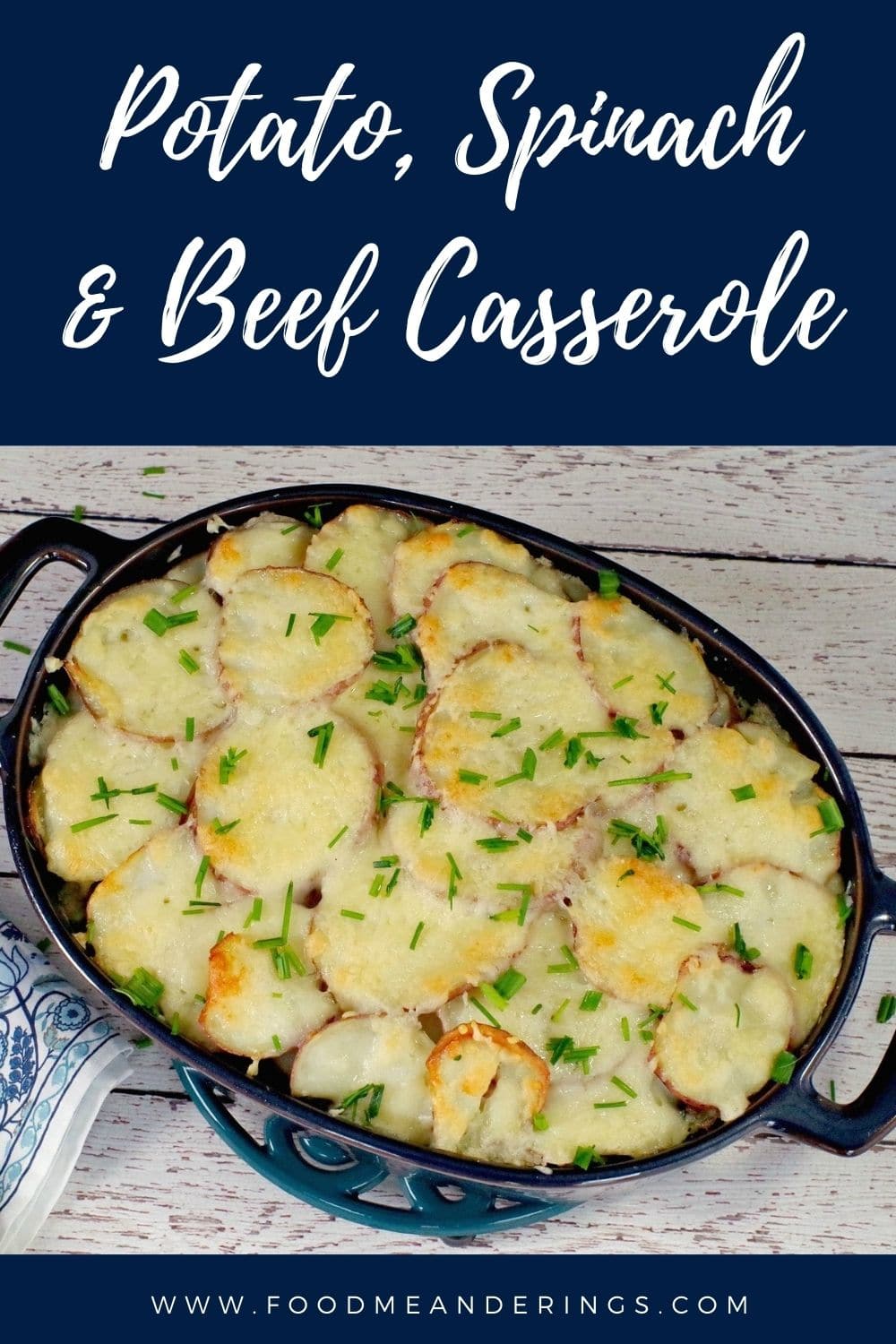 Potato and Ground Beef Casserole (with spinach) Food Meanderings