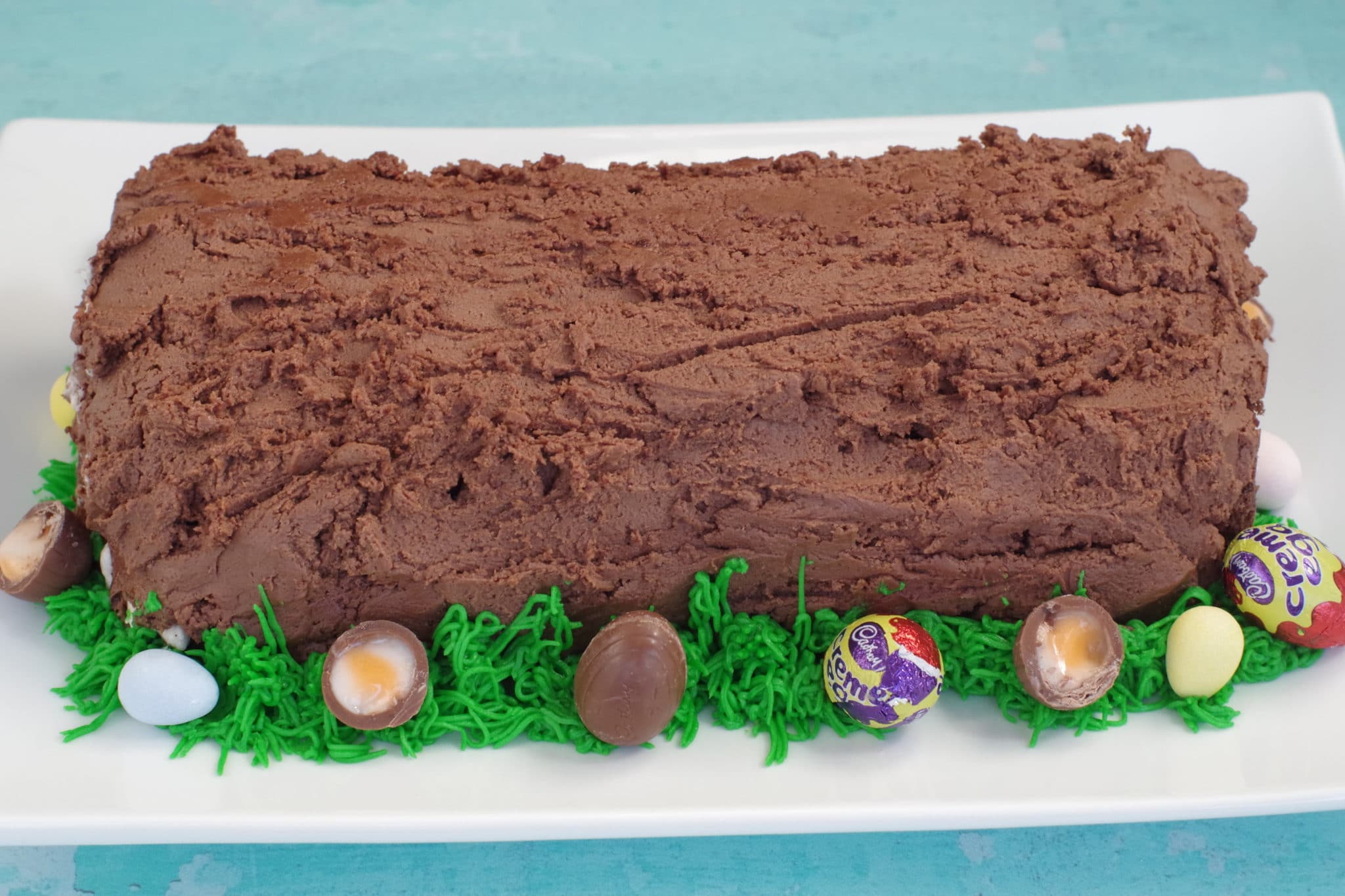Easter Creme Egg Swiss Roll chocolate Food Meanderings